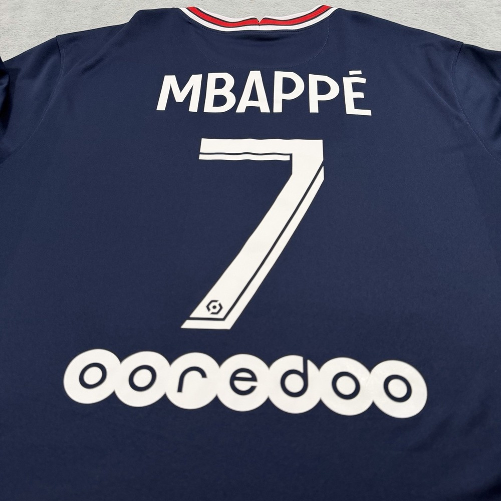 Nike Jordan x Paris Saint-Germaine Fourth Soccer Jersey Mens XL Mbappe #7